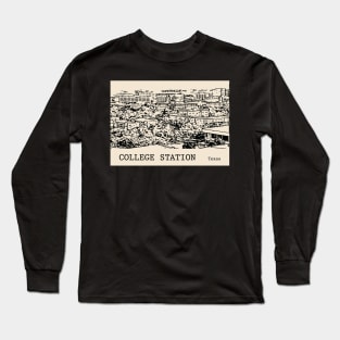 College Station Texas Long Sleeve T-Shirt